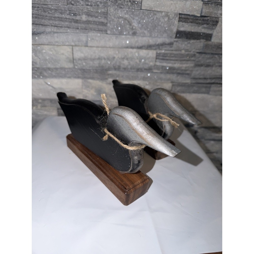 Rustic Duck Bookends Cabin Lodge Farmhouse Décor Set of 2 handmade?